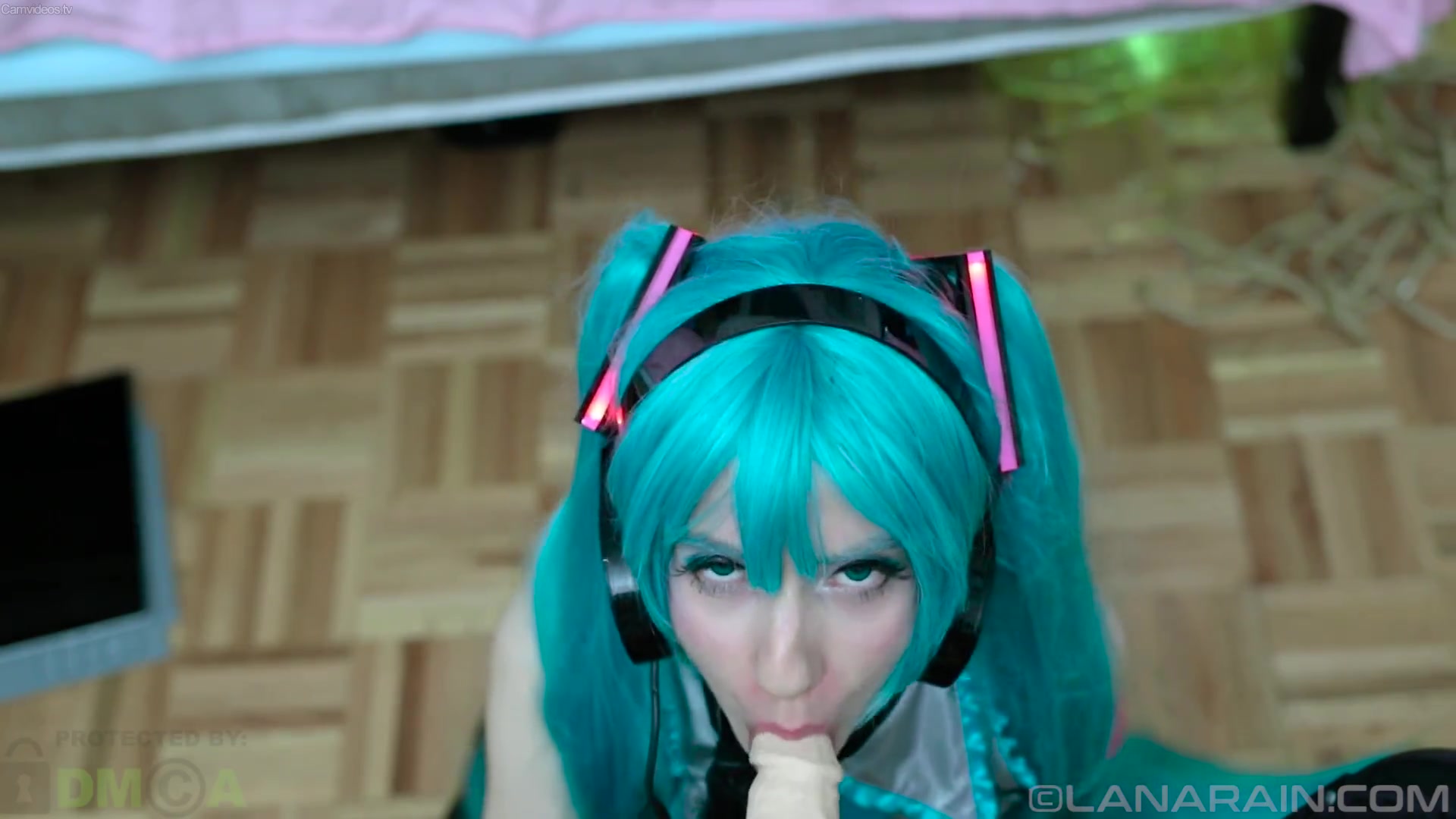 Lana Rain Hatsune Miku Cosplay MyFreeCams Nude Tied Up Cam Porn Video