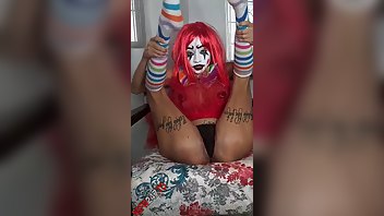 Tuflaca Sad Clown Fucks Double Dildo Xxx Onlyfans Porn Video