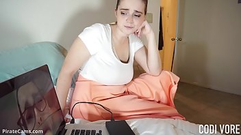 ManyVids Codi Vore Mommy Catches You Watching Her Porn Premium Porn Video