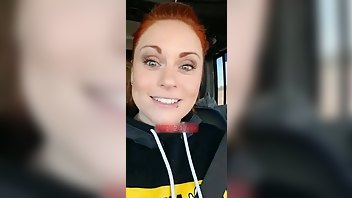 Chrissy Leblanc flashing in car snapchat premium porn videos