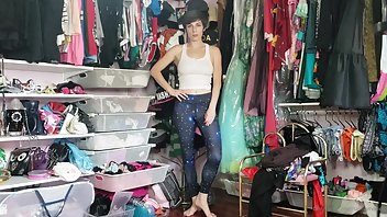 mashacosplays leggings try on