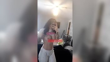 Annalise boobs flashing in front of mirror snapchat premium porn videos