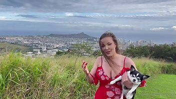 claudiamcpherson happy easter everyone chico & i are out here on oahu at tantalus lookout overlooking di xxx