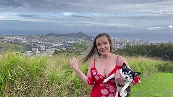 claudiamcpherson happy easter everyone chico & i are out here on oahu at tantalus lookout overlooking di xxx