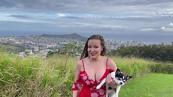 claudiamcpherson happy easter everyone chico & i are out here on oahu at tantalus lookout overlooking di xxx