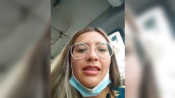 Alana_69 Flashing In Public Bus