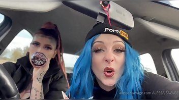 Alessa Savage Riding In Cars w/ Lesbians Pt2 The Finding Of The Phone Ft xxx onlyfans porn videos