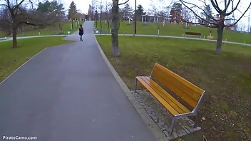 Eva Elfie Cute Teen Swallows Cum for Cash Public Blowjob in the Park premium porn video HD