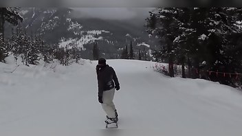 ManyVids LucysLounge Snowboarding BJ premium porn video HD