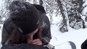 ManyVids LucysLounge Snowboarding BJ premium porn video HD