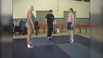 Goddess Amazon Isabelle Wrestling Domination