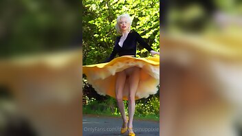 Pinup Pixie Leaked OF Skirt swirl