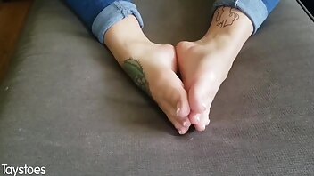 taystoes french tip toes 10 minutes of no talking just feet white socks removal there are de onlyfans xxx video