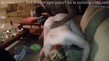 Hot milf riding bbc and get creampied