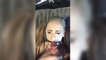 Blonde Sucks Dick To Cum-On-Face