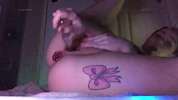 Camille Campbell – only fans disco light glass DP 1080p hd amateur butt plug, tight asses